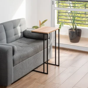 Mesa de Arrime "MÖVA " – Estilo Industrial Moderno | Melamina y Hierro