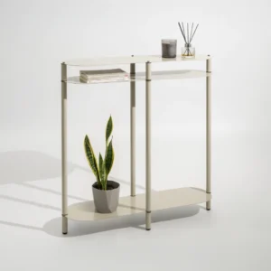 Recibidor "LIVIO" – Mueble Metálico Compacto y Funcional | 99 cm