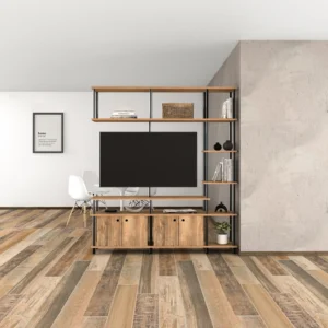 Separador de Ambientes "DROM" con Soporte TV Giratorio – Industrial y Funcional