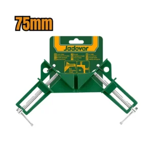 Prensa de Esquina 90° de Aluminio Jadever – Máx. Sujeción 75mm con Doble Tornillo de Regulación